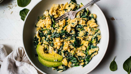 Little Billy's Pesto Protein Breakfast Scramble